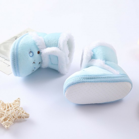 Newborn Baby Girl Boys Soft Shoes Infant Boots Toddler Winter Snow Booties