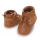 Newborn Baby Boy Crib Shoes Infant Child High Top Boots PreWalker Trainers 0-18M