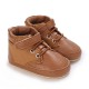 Newborn Baby Boy Crib Shoes Infant Child High Top Boots PreWalker Trainers 0-18M