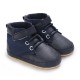 Newborn Baby Boy Crib Shoes Infant Child High Top Boots PreWalker Trainers 0-18M