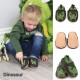 Dotty Fish Soft Sole Leather Baby Shoes Toddler Infant Girls/Boys 0-6mth- 4-5yrs