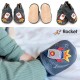 Dotty Fish Soft Sole Leather Baby Shoes Toddler Infant Girls/Boys 0-6mth- 4-5yrs