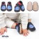 Dotty Fish Soft Sole Leather Baby Shoes Toddler Infant Girls/Boys 0-6mth- 4-5yrs