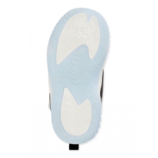 Shaq Baby Toddler Boys' Black or White Athletic Strap Hi-Top Sneaker Shoes: 2-12