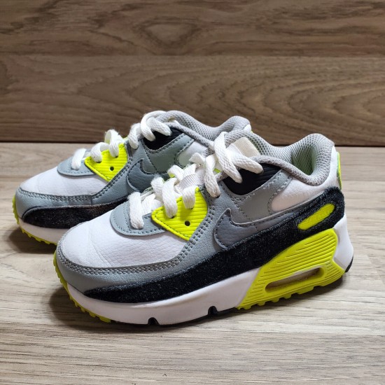 Nike Boys Air Max 90 CD6868-101 Gray Casual Shoes Sneakers Toddler US Size 9C