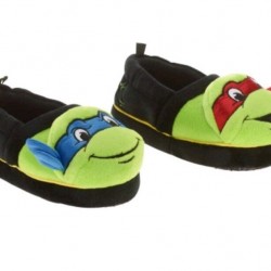 TMNT Nickelodeon Toddler Boys' 3D Slip-on Slippers: S(5-6) - L(9-10)