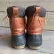 Gap Snow Boots Boys Toddler Brown Black Lace Up Padded Collar Duck Toe 7T-8T