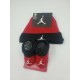 Nike Baby Booties & Cap Gift, 0-6 Months Multi Color, Boys Girls Infant Hat L33
