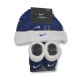Nike Baby Booties & Cap Gift, 0-6 Months Multi Color, Boys Girls Infant Hat L33