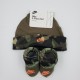 Nike Baby Booties & Cap Gift, 0-6 Months Multi Color, Boys Girls Infant Hat L33