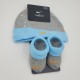 Nike Baby Booties & Cap Gift, 0-6 Months Multi Color, Boys Girls Infant Hat L33