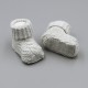 Baby Boys Girls Booties Soft Thick Knitted Bootees Pattern Baby Socks 0-6 Months
