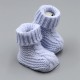 Baby Boys Girls Booties Soft Thick Knitted Bootees Pattern Baby Socks 0-6 Months