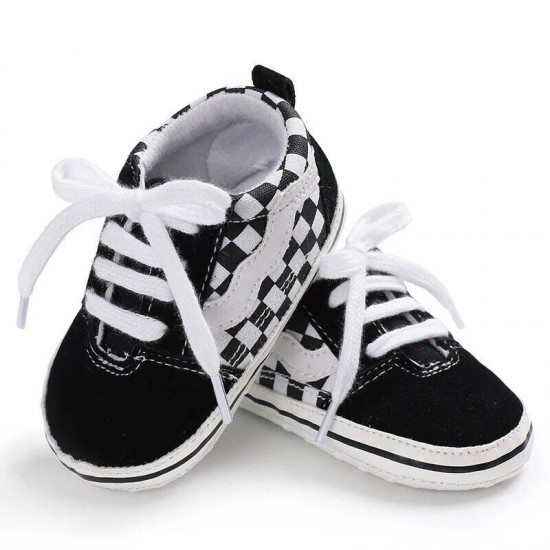 Classic Baby Boy Girl Crib Shoes Infant Sneakers Casual Shoes Newborn Baby Shoes