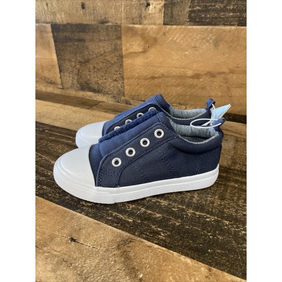 Cat & Jack Toddler Boys' Dwayne Slip On Sneakers Blue New