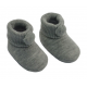 Baby Boy Girl Booties Pom Pom Knitted Navy White Blue Pink Cream Grey Red Unisex