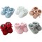 Baby Booties Boy Girl Knitted Bow Spanish Shoes Various Colours 0-3 Months