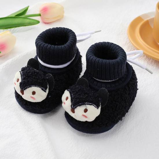 Infant Baby Girls Boys Toddler Slippers Socks Shoes Boots Winter Warm Booties UK