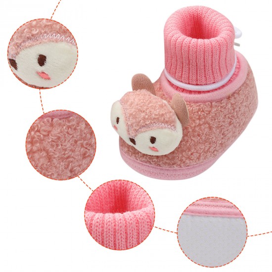 Infant Baby Girls Boys Toddler Slippers Socks Shoes Boots Winter Warm Booties UK