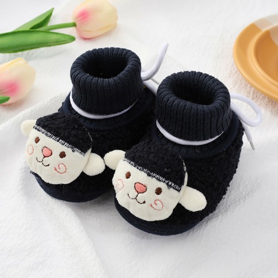 Infant Baby Girls Boys Toddler Slippers Socks Shoes Boots Winter Warm Booties UK