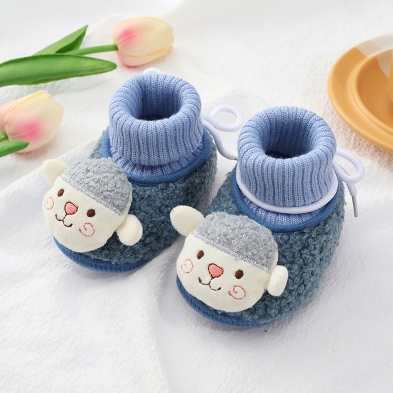 Infant Baby Girls Boys Toddler Slippers Socks Shoes Boots Winter Warm Booties UK