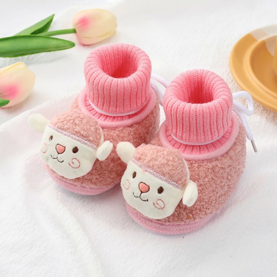 Infant Baby Girls Boys Toddler Slippers Socks Shoes Boots Winter Warm Booties UK