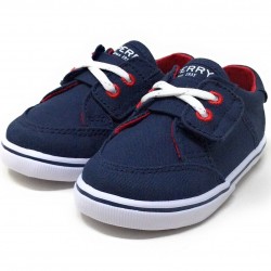 Sperry Top-Sider Little Boys Trysail Crib Shoes Jr Navy Blue Size 1