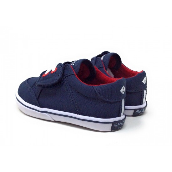 Sperry Top-Sider Little Boys Trysail Crib Shoes Jr Navy Blue Size 1