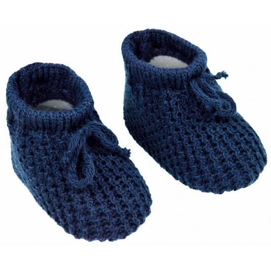 Newborn Baby Spanish Style Knitted Booties Bootees Lace Boy Girl 0-3 Months