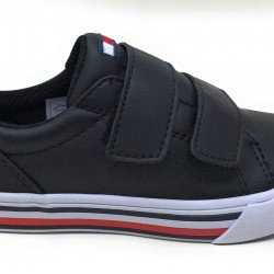 Tommy Hilfiger Baby Herritage ALT Hook Loop Sneakers Black Size 4T