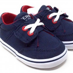 Sperry Top-Sider Baby Boys Trysail Crib Shoes Jr Navy Blue Size 2 M