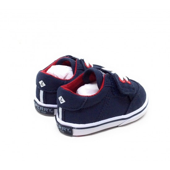 Sperry Top-Sider Baby Boys Trysail Crib Shoes Jr Navy Blue Size 2 M