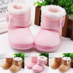 Newborn Baby Girl Boys Soft Shoes Infant Boots Toddler Winter Snow Booties