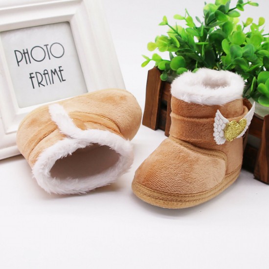 Newborn Baby Girl Boys Soft Shoes Infant Boots Toddler Winter Snow Booties