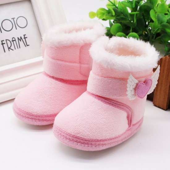 Newborn Baby Girl Boys Soft Shoes Infant Boots Toddler Winter Snow Booties