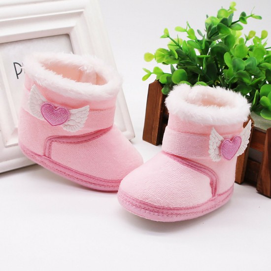 Newborn Baby Girl Boys Soft Shoes Infant Boots Toddler Winter Snow Booties