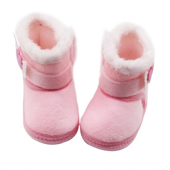 Newborn Baby Girl Boys Soft Shoes Infant Boots Toddler Winter Snow Booties