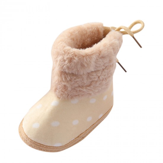 Newborn Baby Girl Boys Soft Shoes Infant Boots Toddler Winter Snow Booties