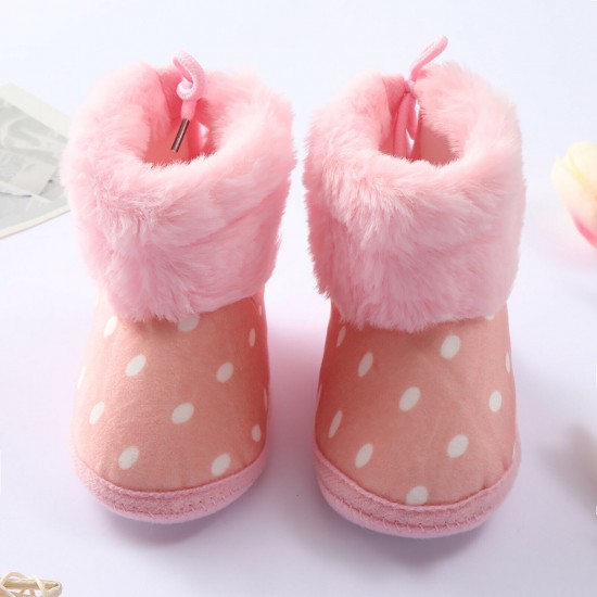 Newborn Baby Girl Boys Soft Shoes Infant Boots Toddler Winter Snow Booties