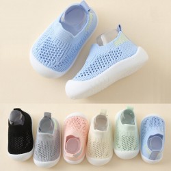 GIRLS BABY BOYS TODDLER KIDS NEWBORN ANTI-SLIP SOFT RUBBER SOLE SOCK SHOES SIZE!