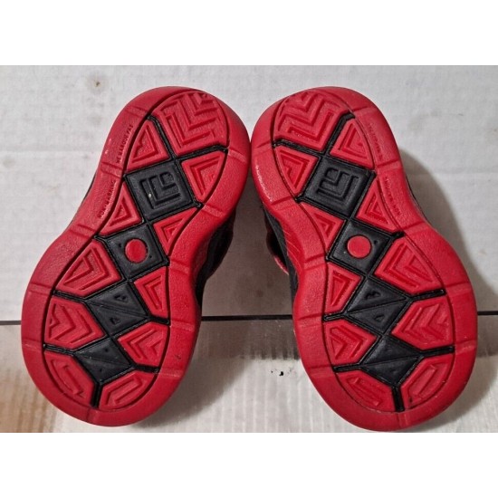 Nike Boys Toddler Air Size 4C Red Black High Tops Sneakers 653647-006