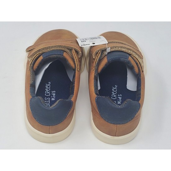 NWT Fall Creek Infant Boys Brown Shoes Size 7 Fast Shipping Great Deal