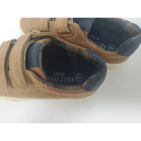 NWT Fall Creek Infant Boys Brown Shoes Size 8 Fast Shipping Great Deal