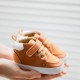 Casual PU Leather Indoor Baby Toddler Boy Shoes with Soft Cotton Bottom