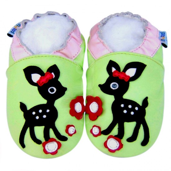 Jinwood Baby Shoes Boy Girl Shoes Infant Toddler Prewalk Soft Sole Booties 0-3Y 