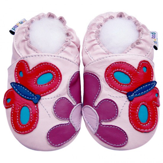 Jinwood Baby Shoes Boy Girl Shoes Infant Toddler Prewalk Soft Sole Booties 0-3Y 