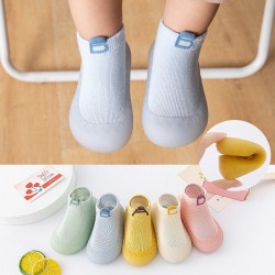 Girls Kids Baby Boys Toddlers Newborn Socks Soft Sole Shoes Non-slip Size UK