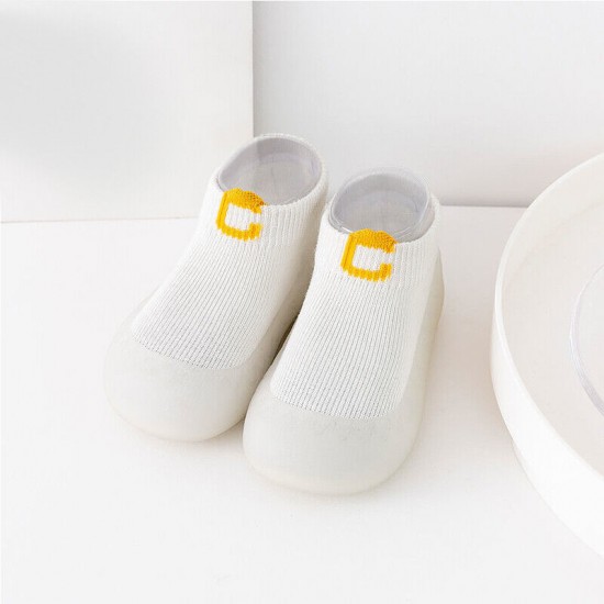 Girls Kids Baby Boys Toddlers Newborn Socks Soft Sole Shoes Non-slip Size UK