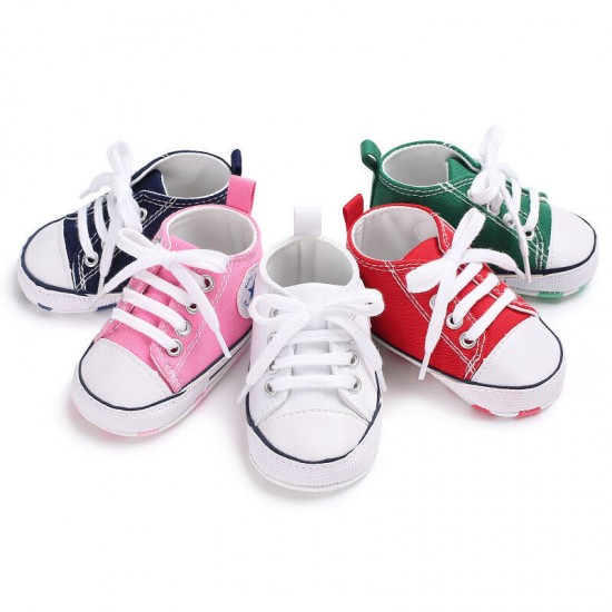 Newborn Baby Boy Girl Pram Shoes Infant Sneakers Toddler PreWalker Trainers 0-18