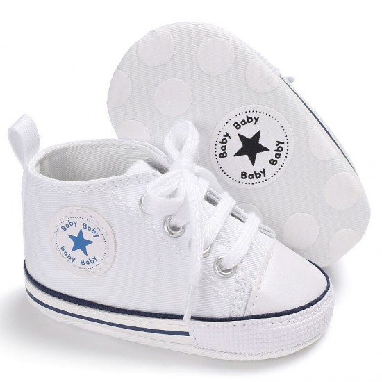 Newborn Baby Boy Girl Pram Shoes Infant Sneakers Toddler PreWalker Trainers 0-18